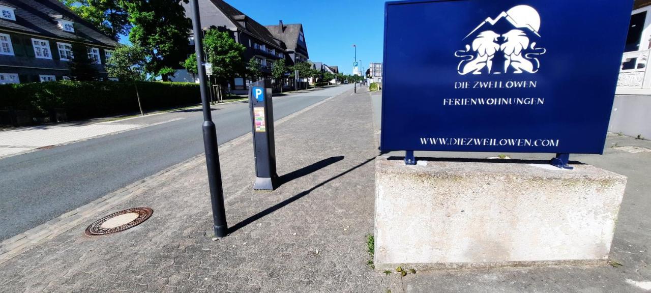 Die Zwei Loewen Ferienwohnungen Winterberg Exterior foto